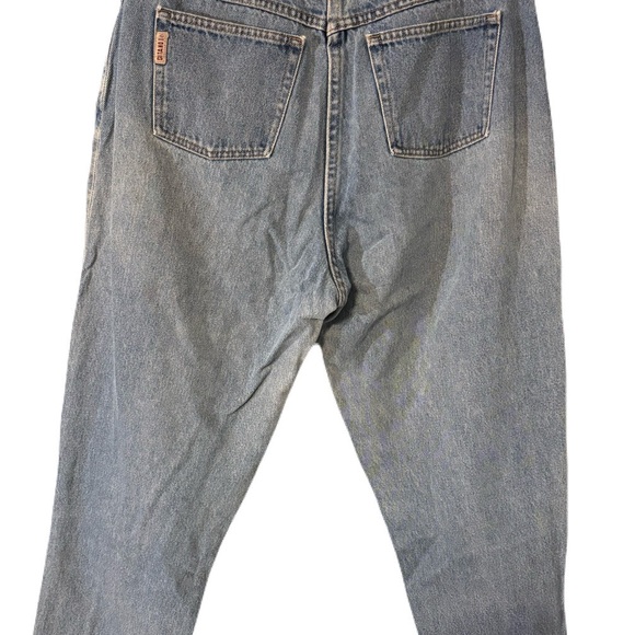 Gitano Mom Jeans wide leg Womens 16 Average Blue Denim High Waist Jeans Vintage - Picture 2 of 3